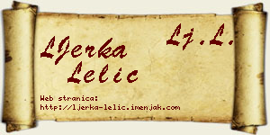 LJerka Lelić vizit kartica